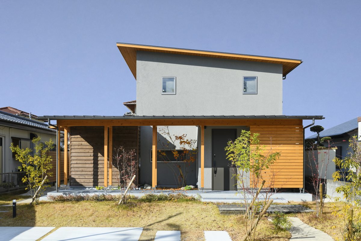 シンプルでスタイリッシュ!今、人気の『片流れ屋根』4選 (福岡注文住宅を建てるには) | より美しく、住み継ぐ | 株式会社長崎材木店一級 ...